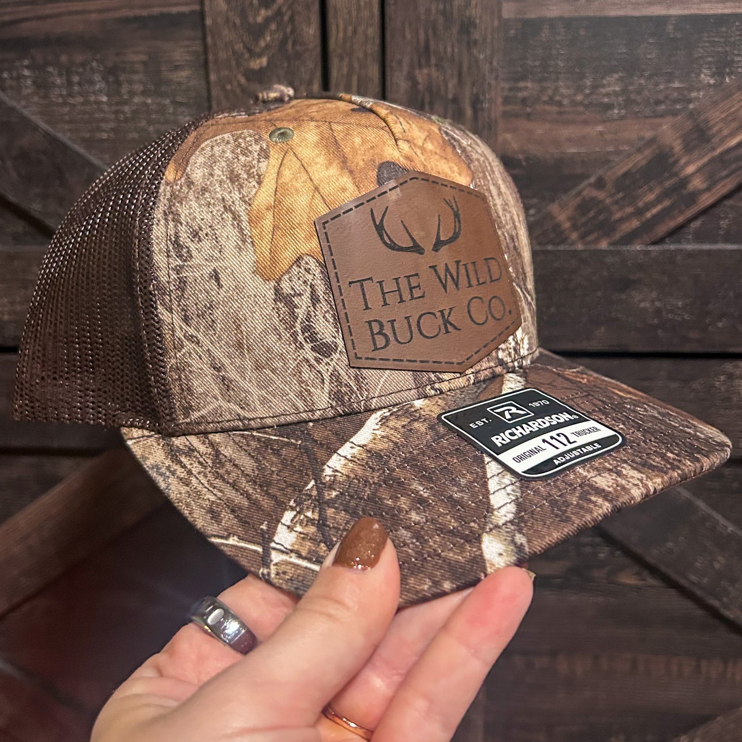 Realtree Edge Camo Brown Wild Buck Co. Hat