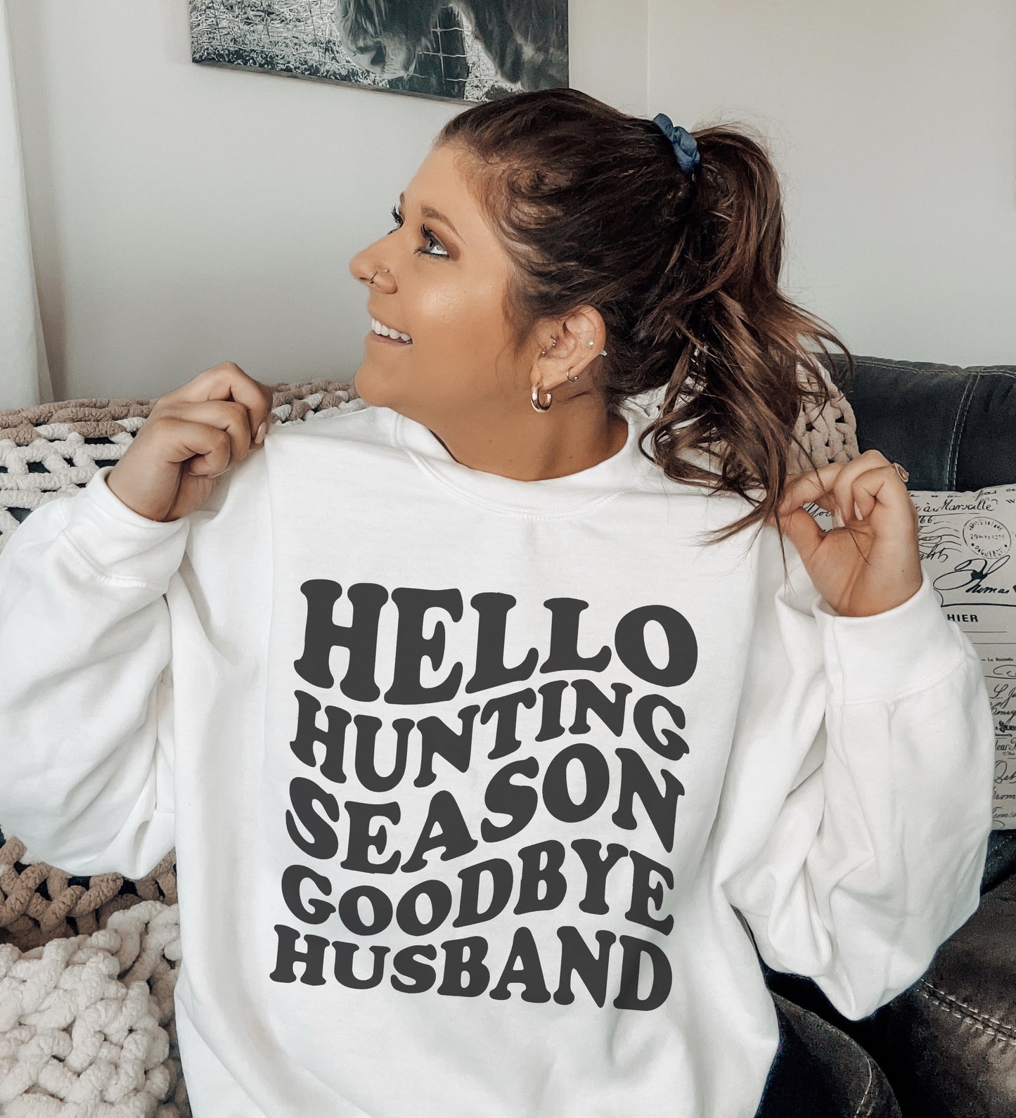 Hunting Husband Crewneck Sweatshirt