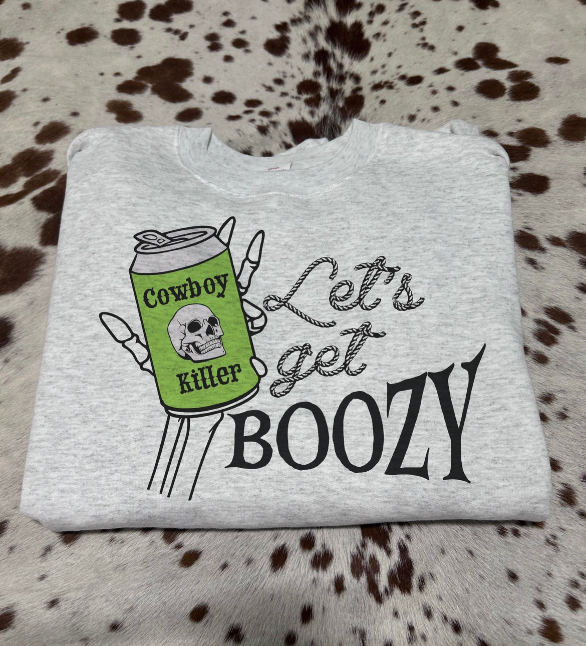 Let’s Get Boozy Crewneck Sweatshirt