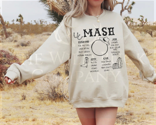 Western MASH Crewneck Sweatshirt