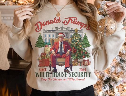 Trump White House Security Crewneck Sweatshirt