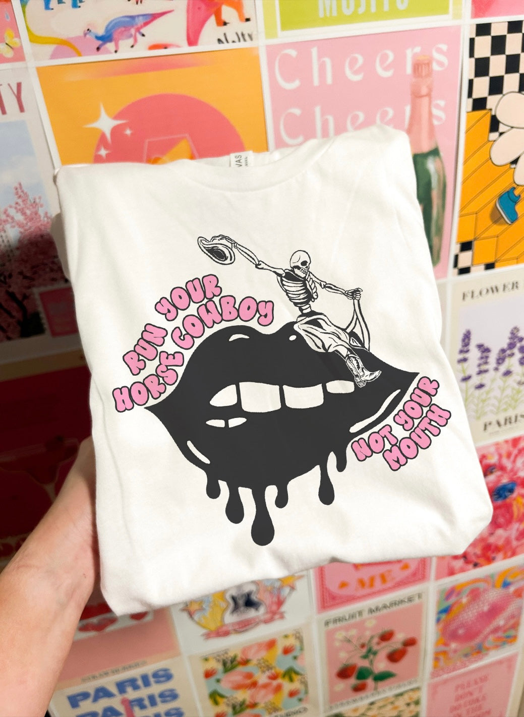 Not Your Mouth Pink Tee