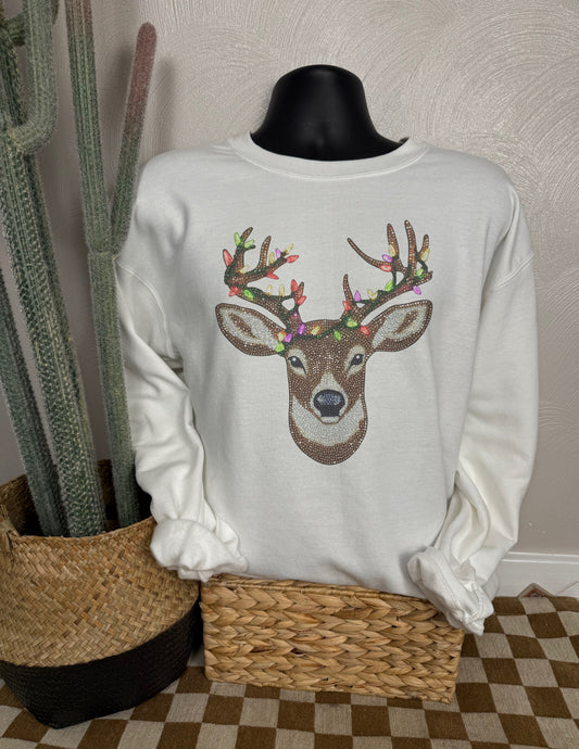 Faux Sparkle Reindeer