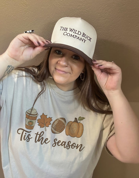 Tis The Season Fall Faux Embroidery