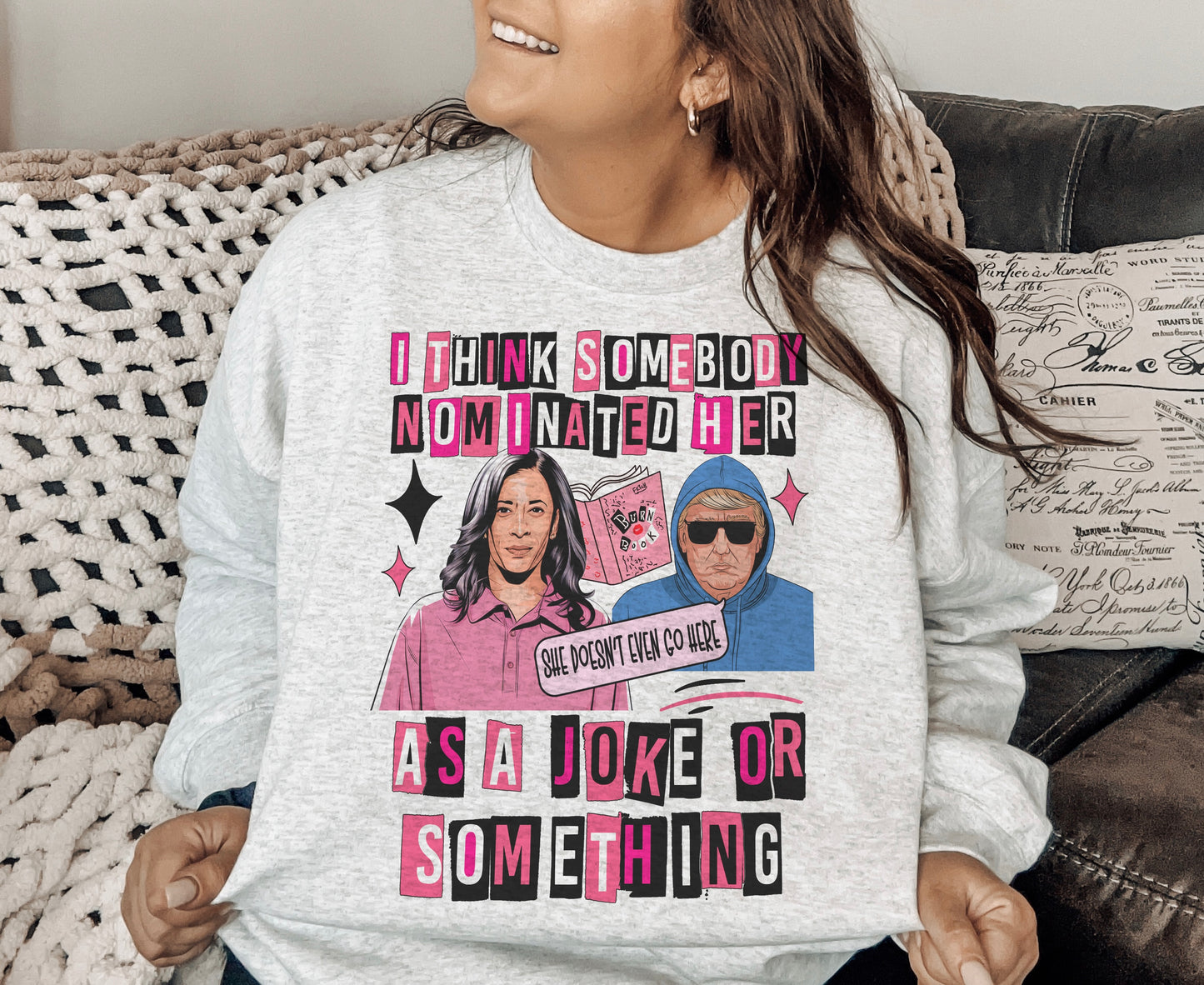 Nominated As A Joke Trump Crewneck Sweatshirt