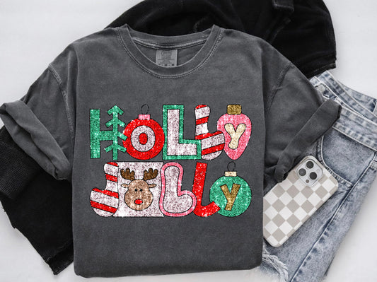 Holly Jolly Sparkles Tee