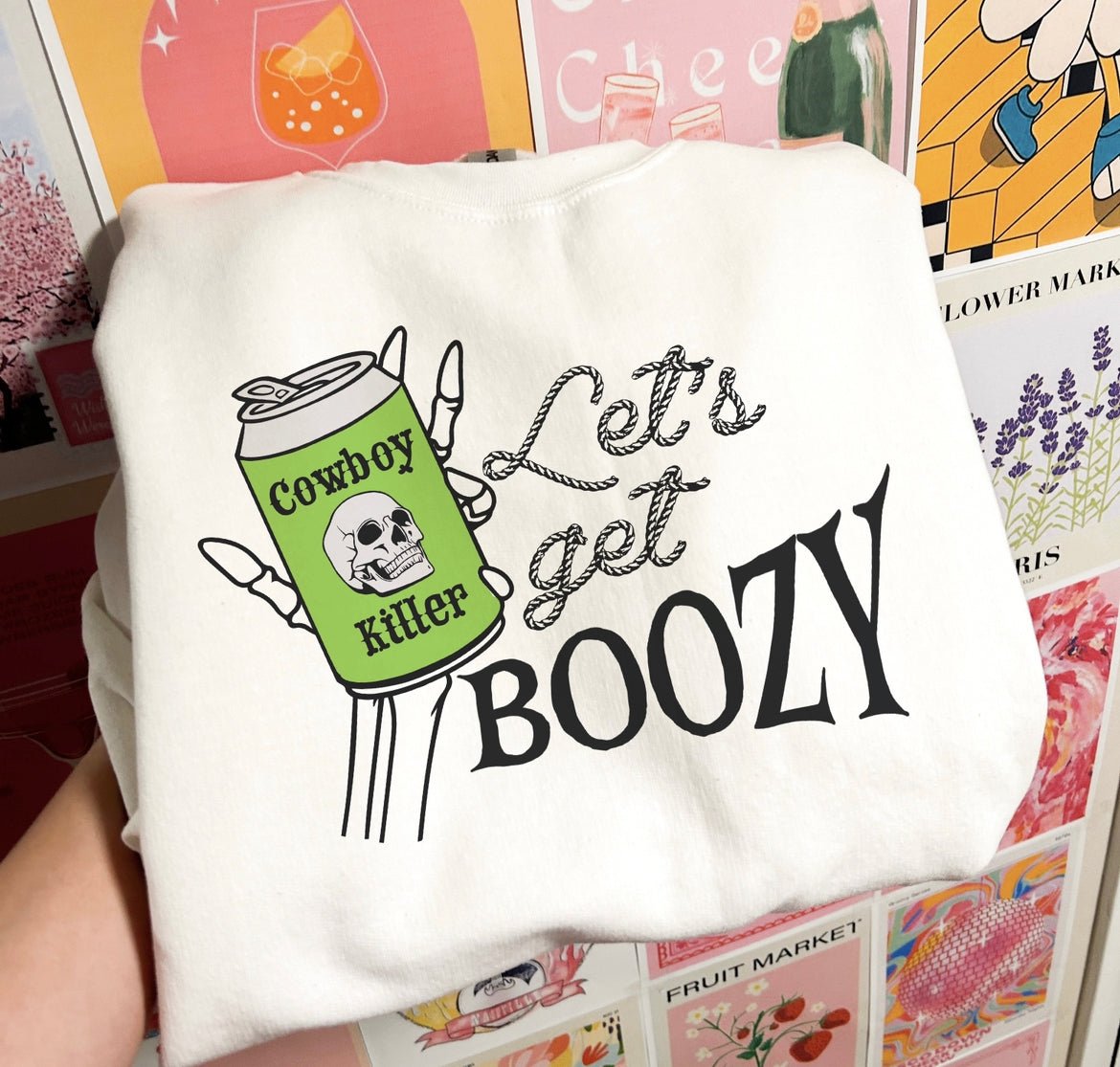 Let’s Get Boozy Crewneck Sweatshirt