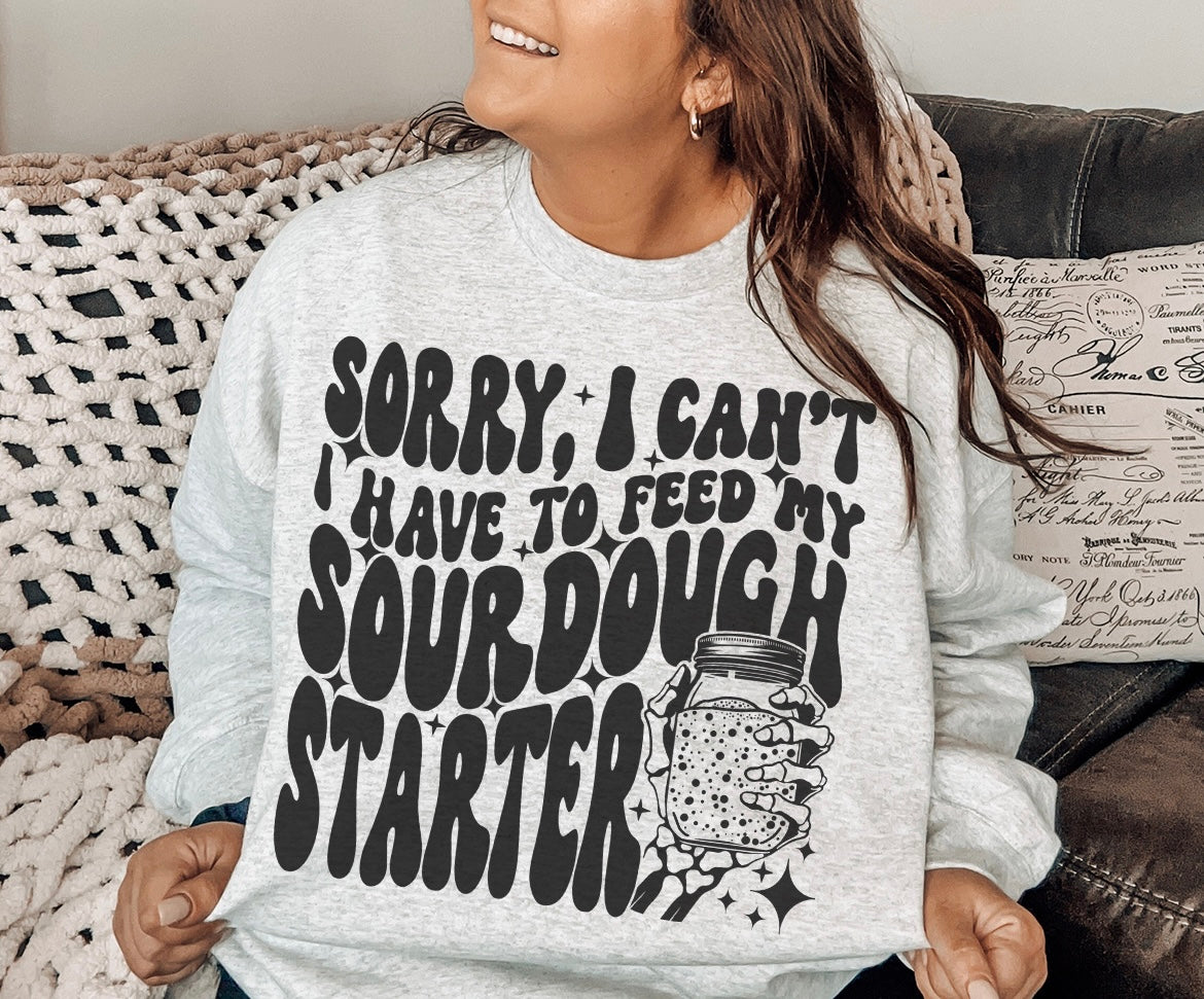 Sourdough Starter Crewneck Sweatshirt