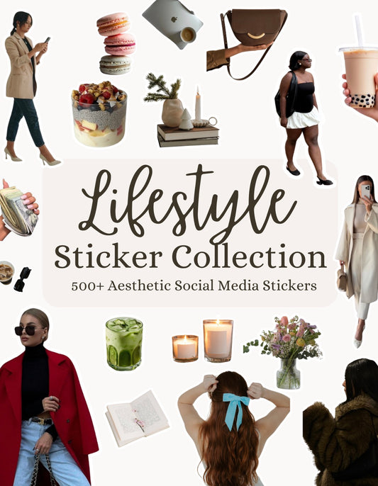 Creator Lifestyle Sticker Collection (500+ Sticker)