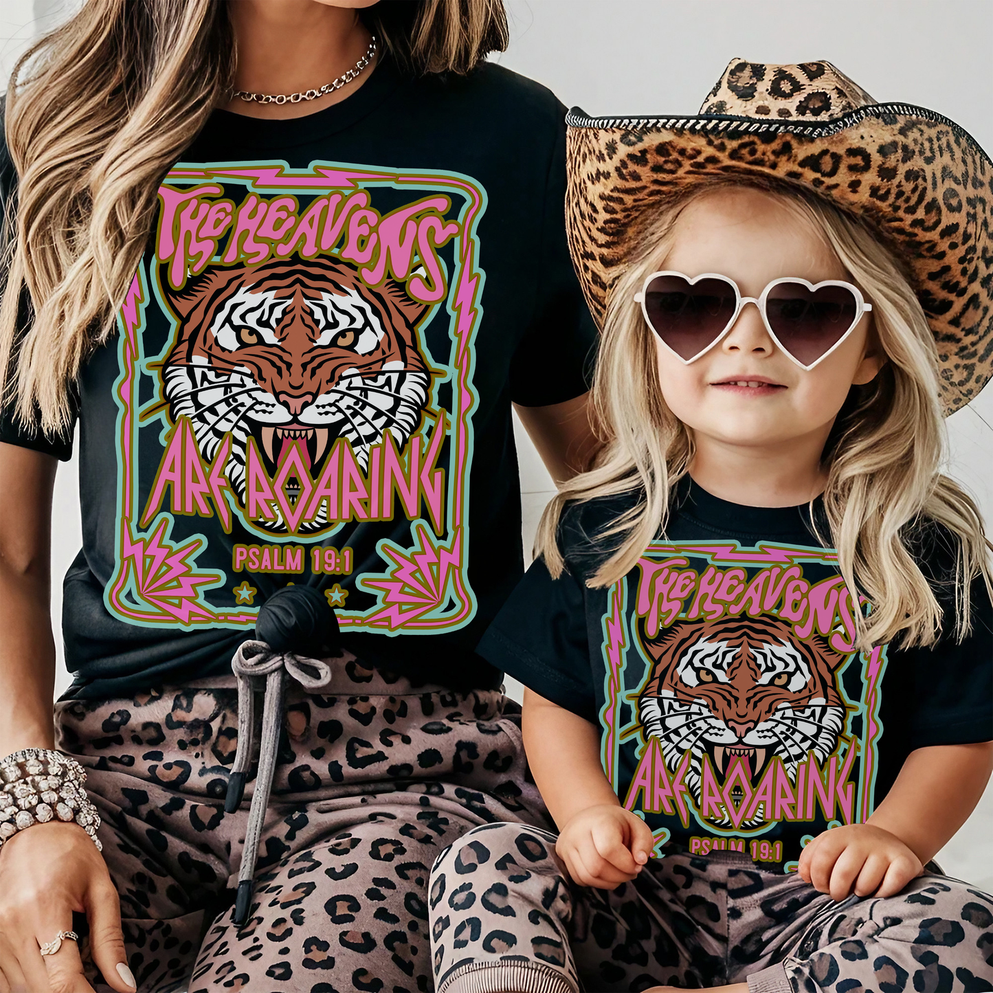 Heavens Roaring Matching Tees