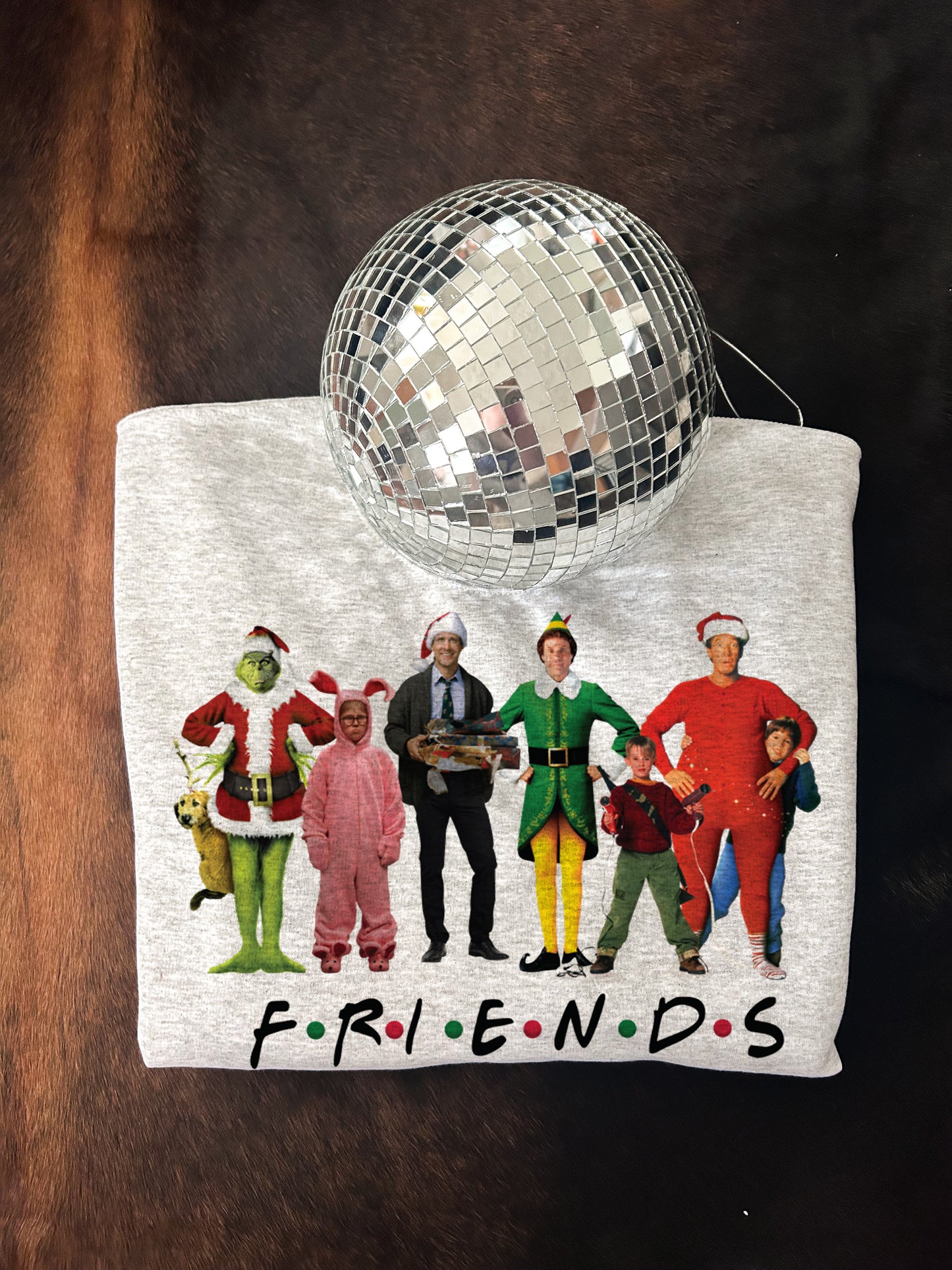 Christmas Friends Crewneck Sweatshirt