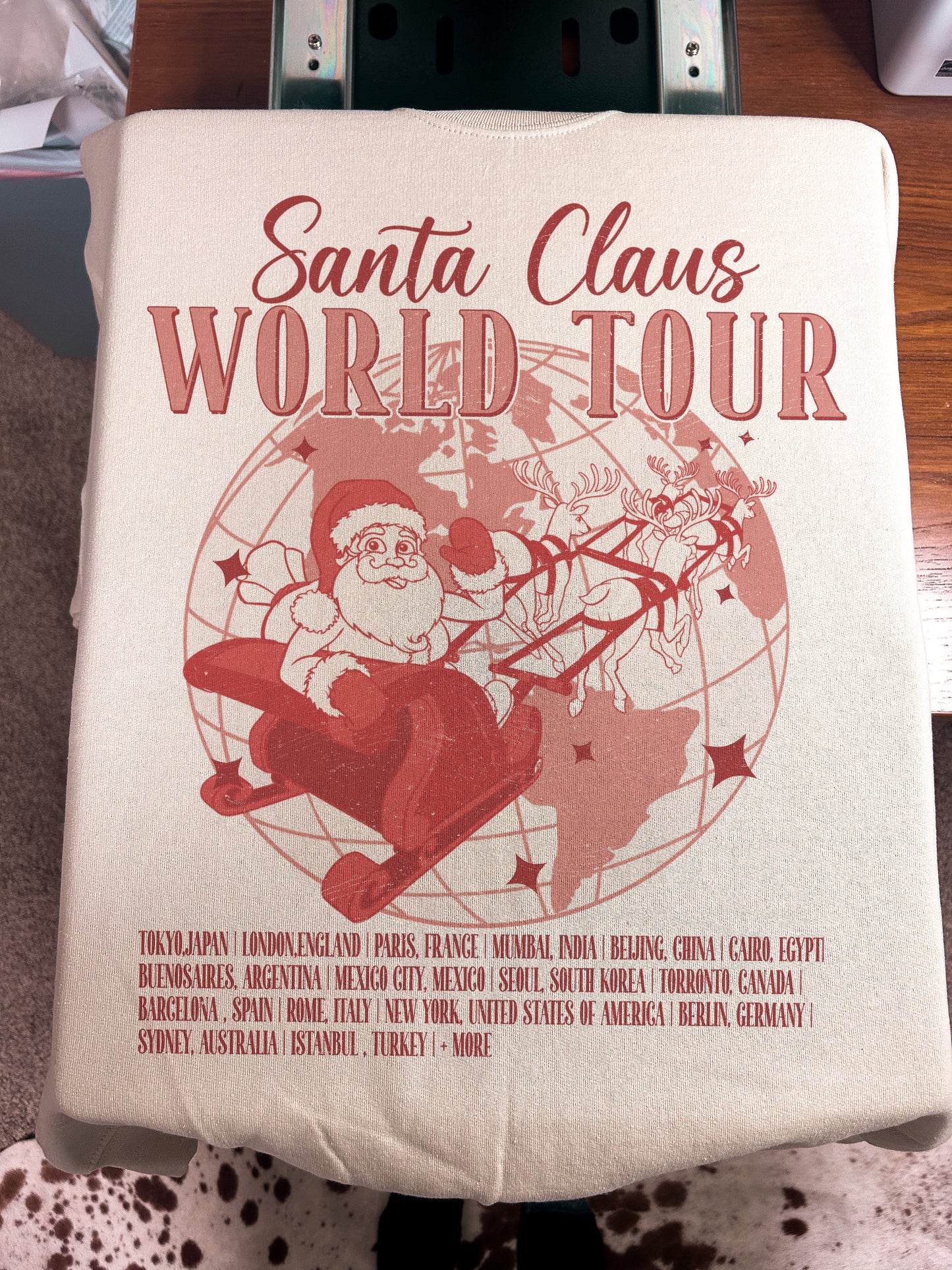 Santa Claus World Tour Crewneck Sweatshirt