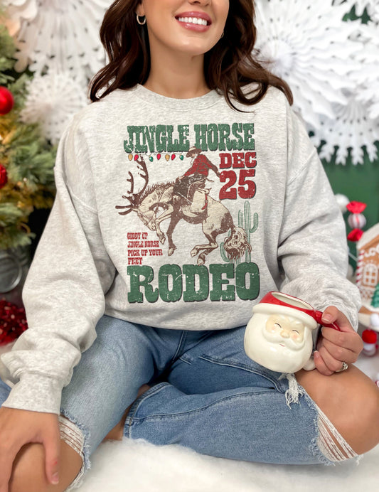 Jingle Horse Rodeo Sweatshirt