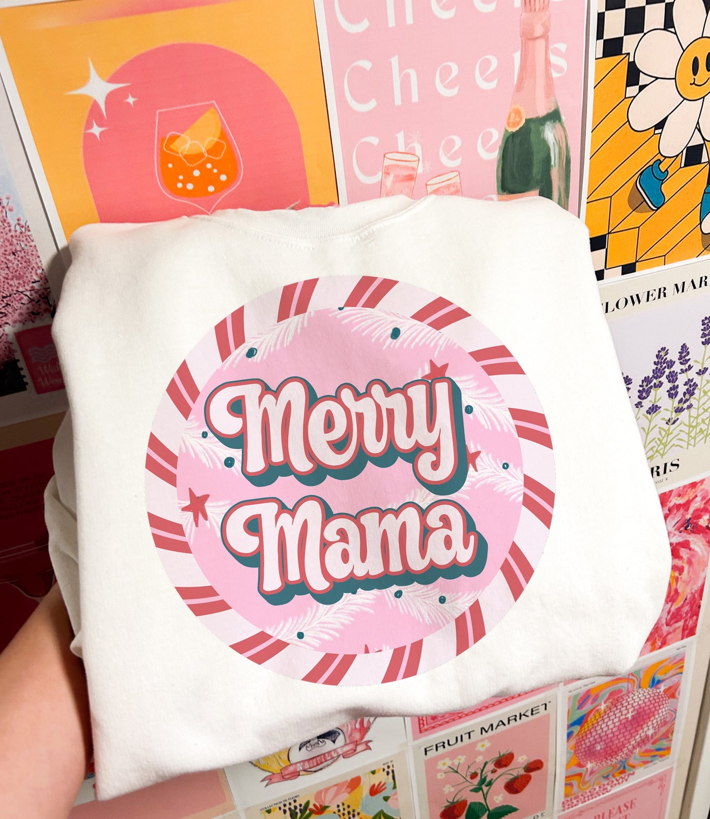 Merry Mama Crewneck Sweatshirt