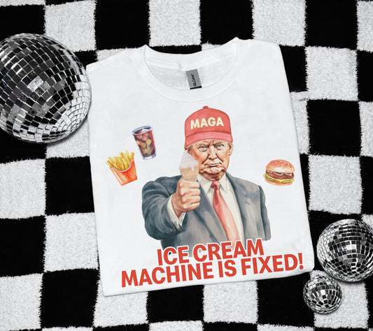 Ice Cream Machine Trump Tee