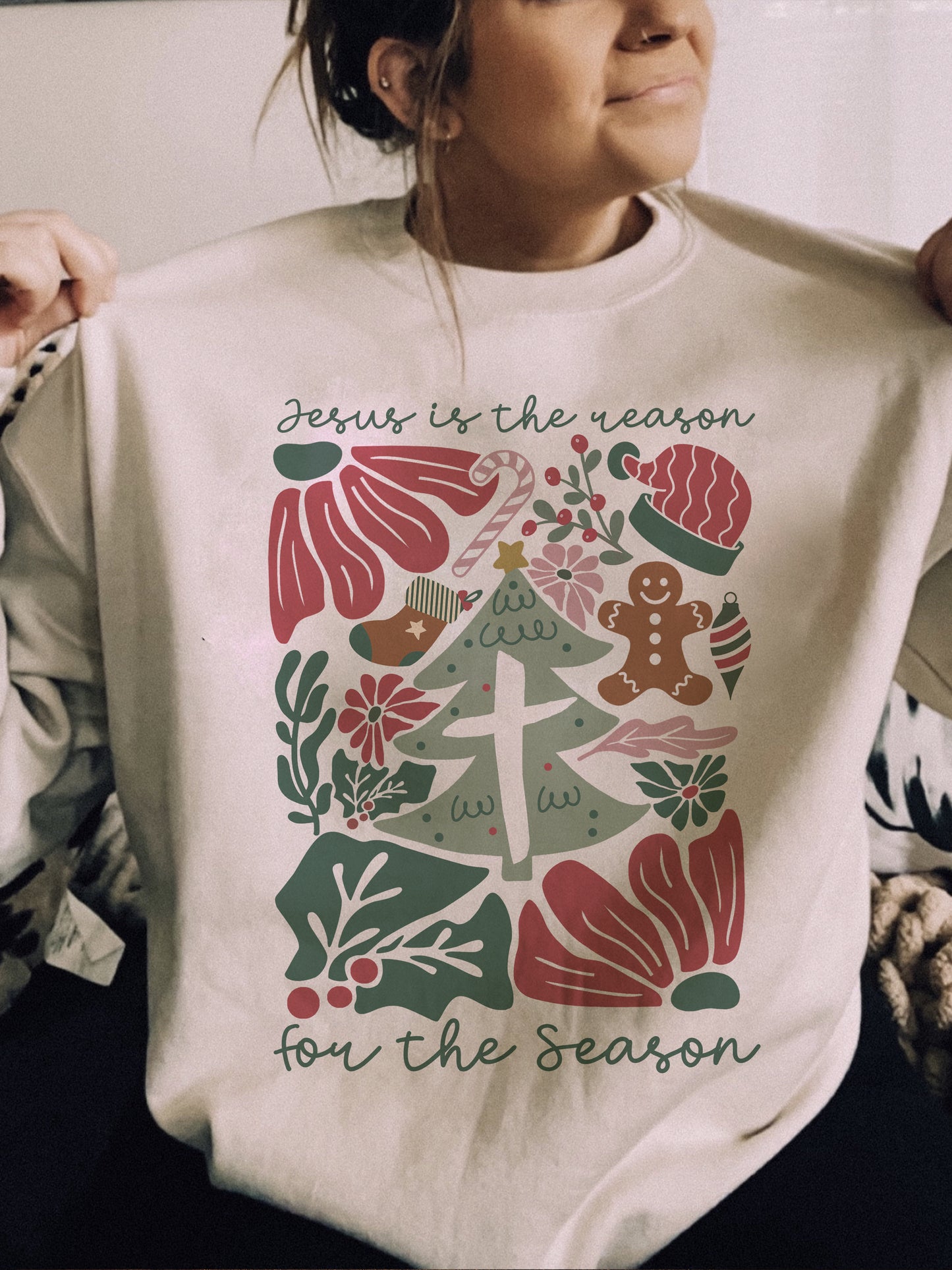 Jesus Is The Reason Crewneck Sweatshirt