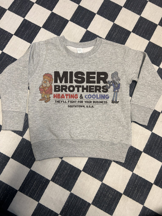 Miser Brothers Heating & Cooling Toddler Crewneck