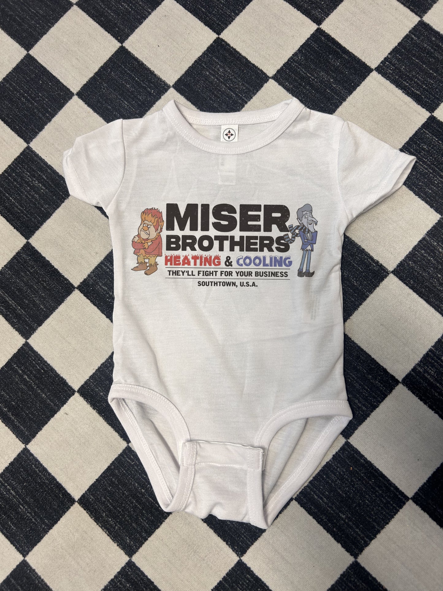 Miser Brothers Heating & Cooling Onesie