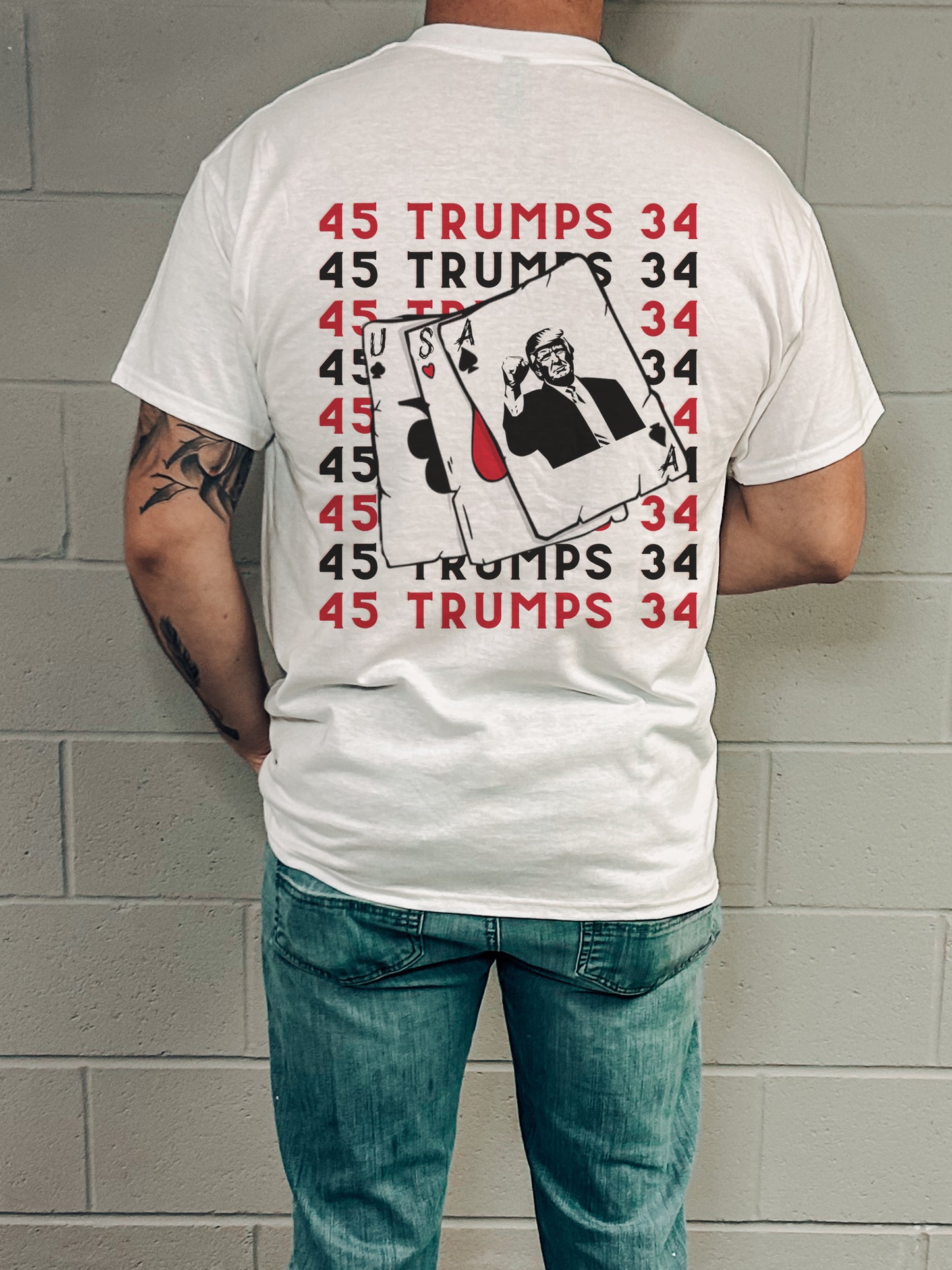 45 Trumps 34 (Pocket & Back) Tee