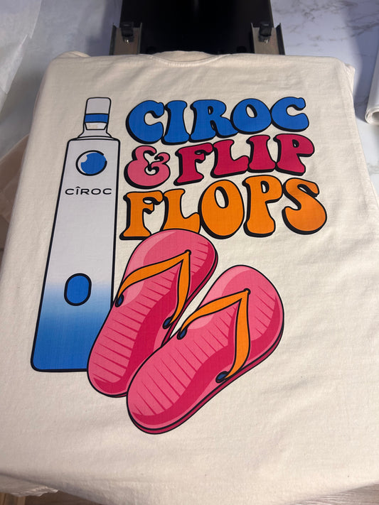 Ciroc and Flip Flops Tee