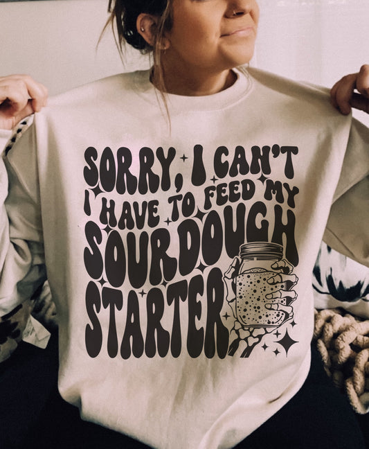 Sourdough Starter Crewneck Sweatshirt