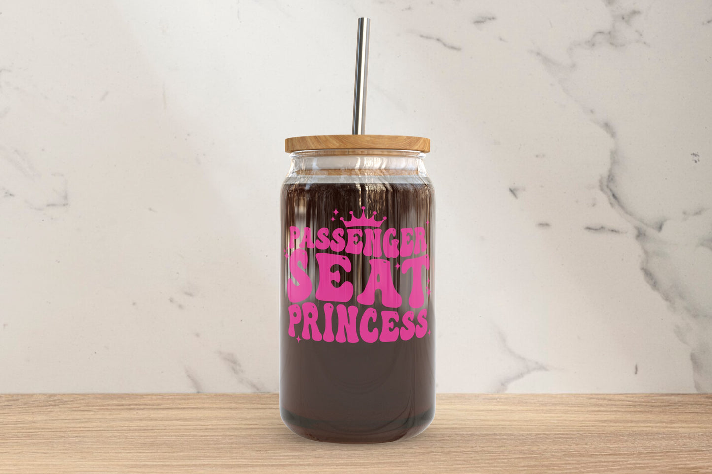 Passenger Seat Princess Glass Can