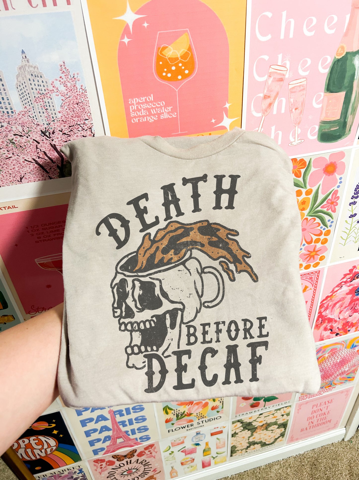 Death Before Decaf Tee