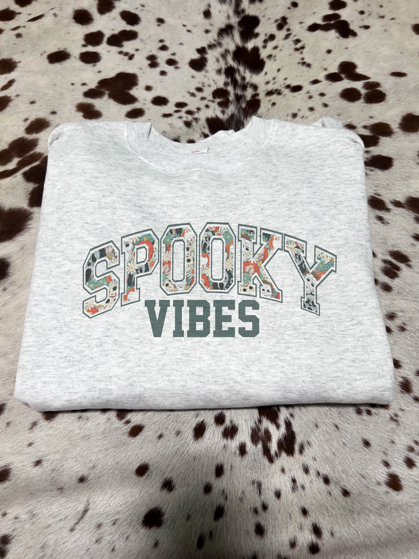 Spooky Vibes Horror Sweatshirt