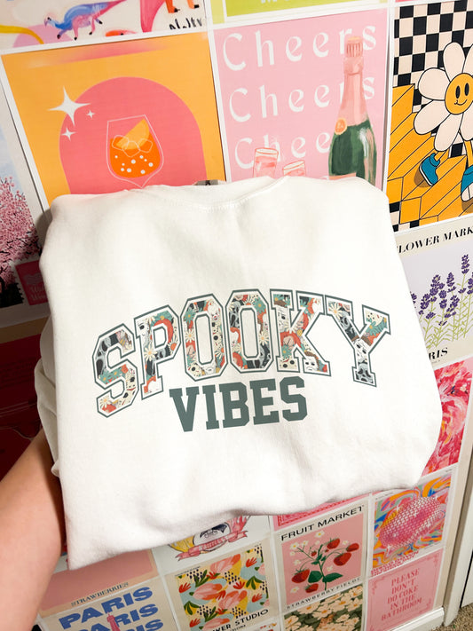 Spooky Vibes Horror Sweatshirt