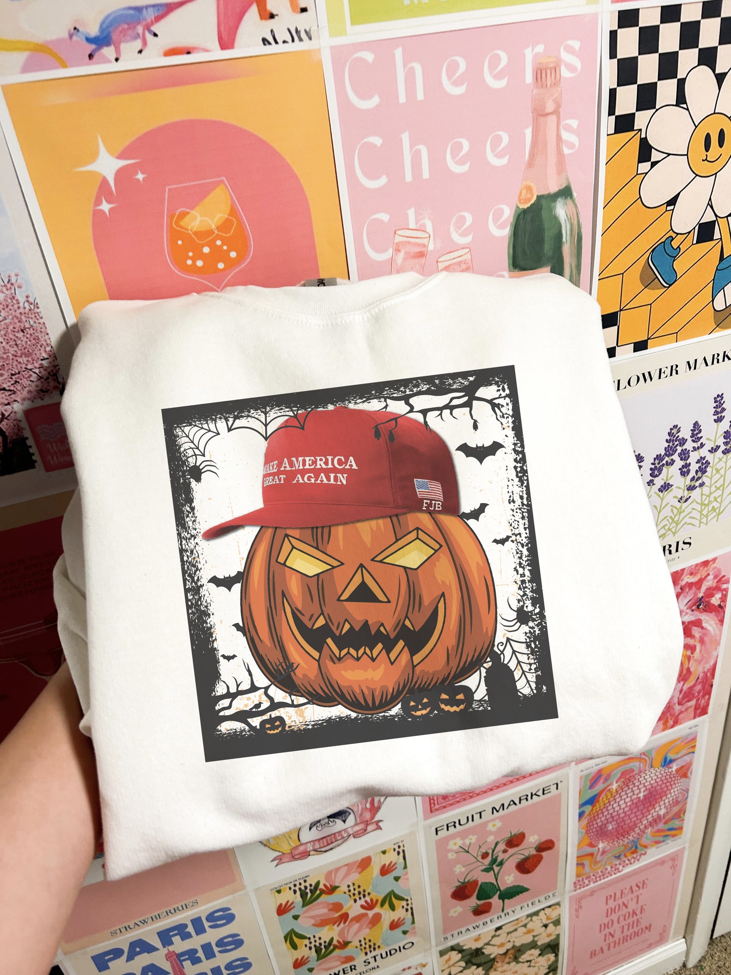 MAGA Pumpkin Crewneck Sweatshirt