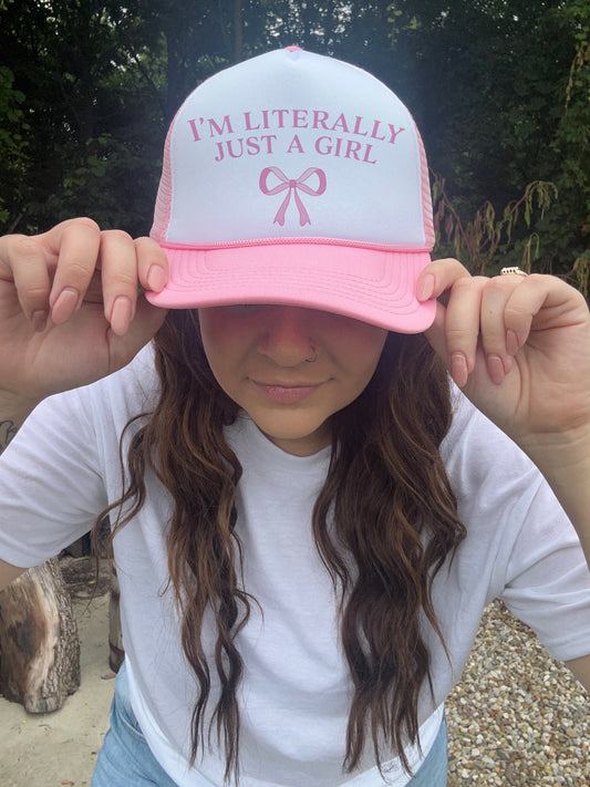 Just A Girl Trucker Hat