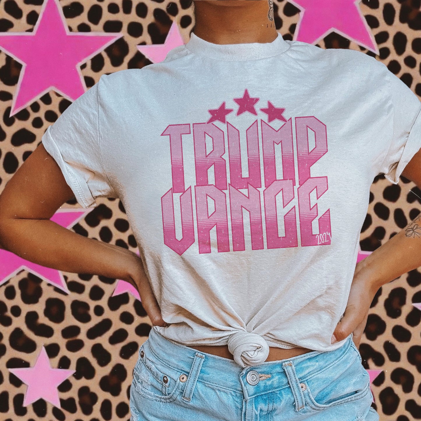 Pink Trump Vance 24 Tee