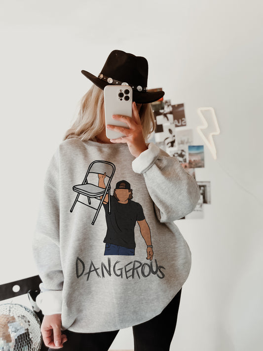 Dangerous Chair Crewneck Sweatshirt