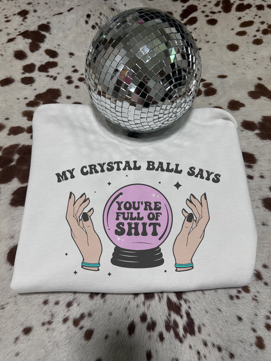 Crystal Ball Crewneck Sweatshirt