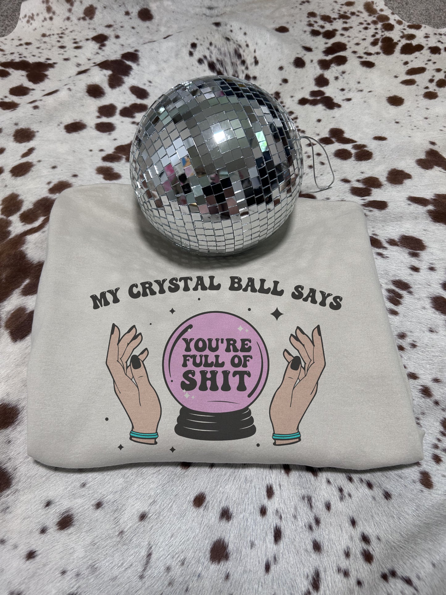 Crystal Ball Crewneck Sweatshirt