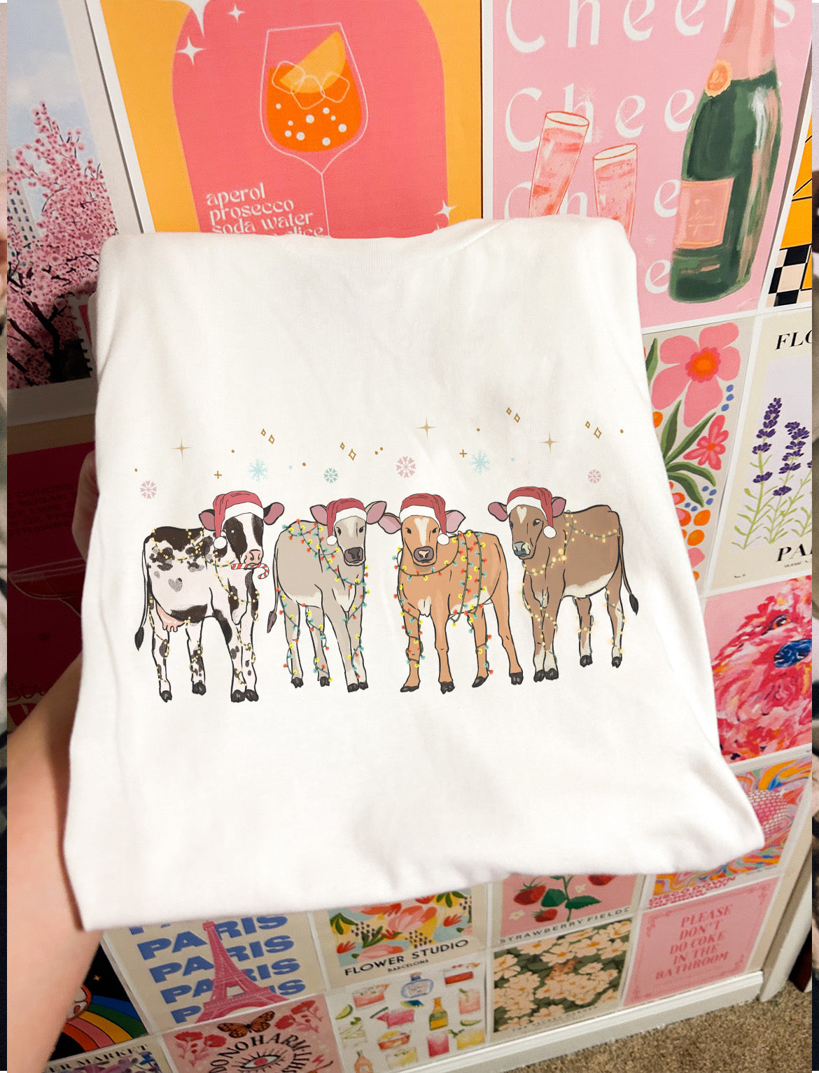 Christmas Cows Tee