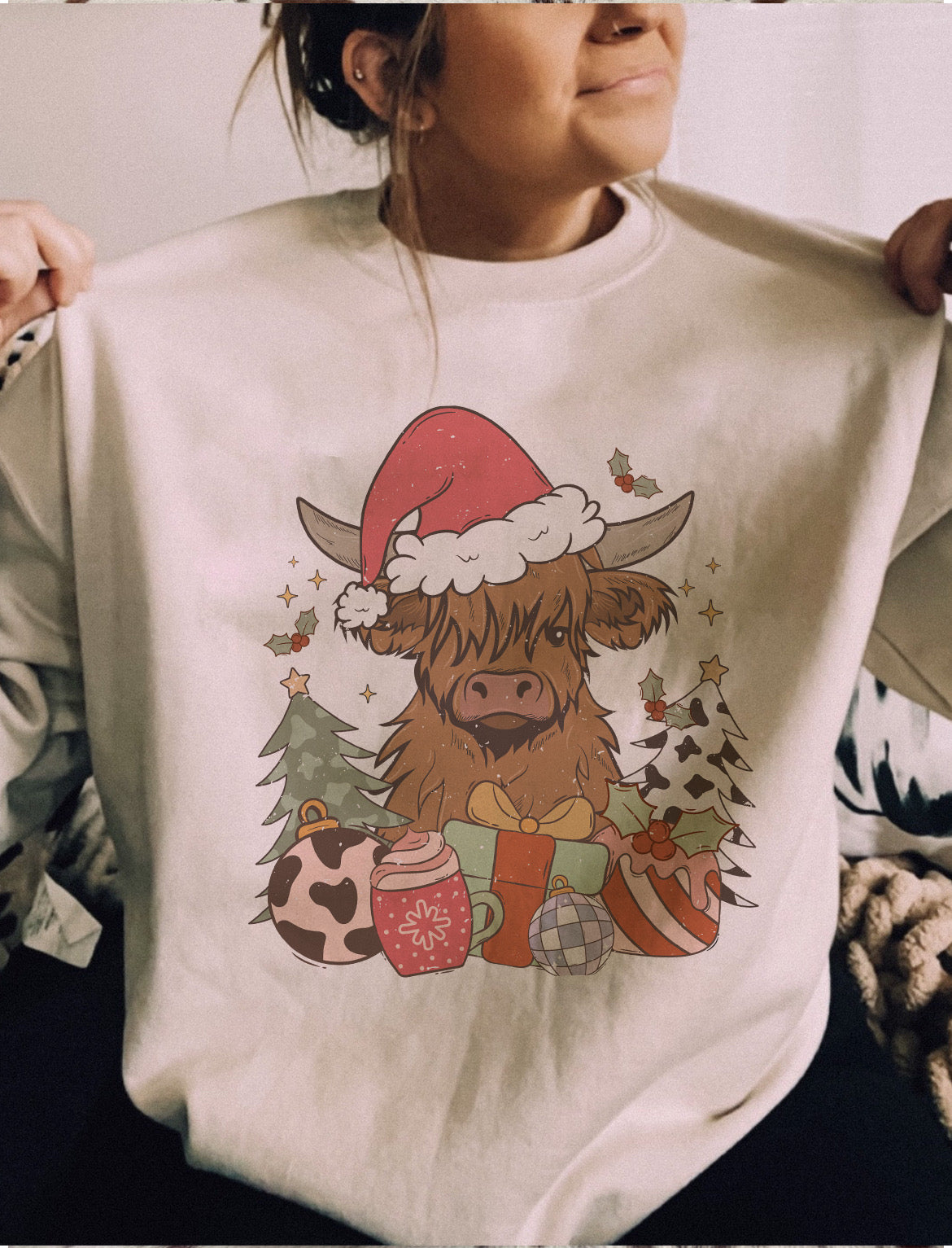 Holiday Highland Crewneck Sweatshirt