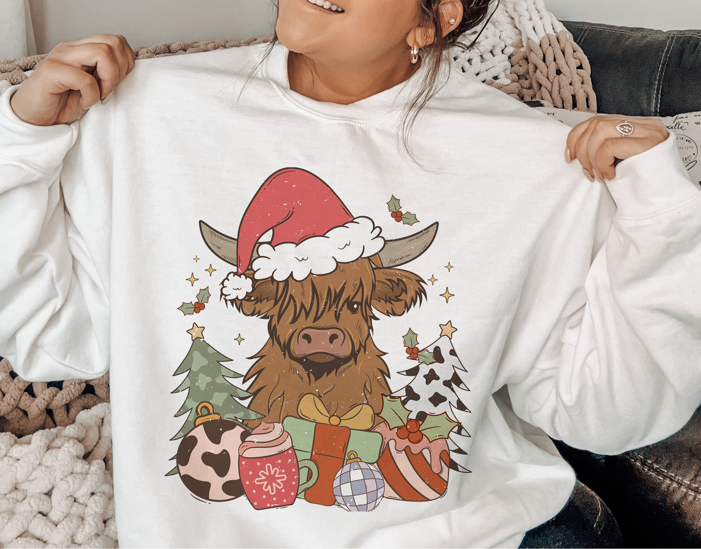 Holiday Highland Crewneck Sweatshirt