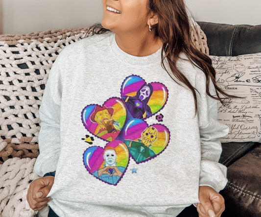 Lisa Frank Horror Crewneck Sweatshirt