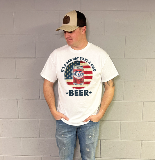 Bad Day To Be A Cold Beer Tee