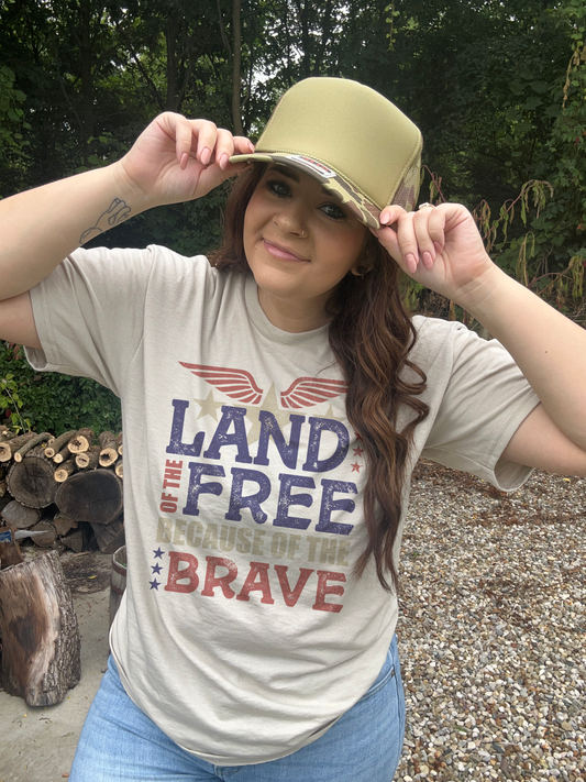 Because Of The Brave Tee