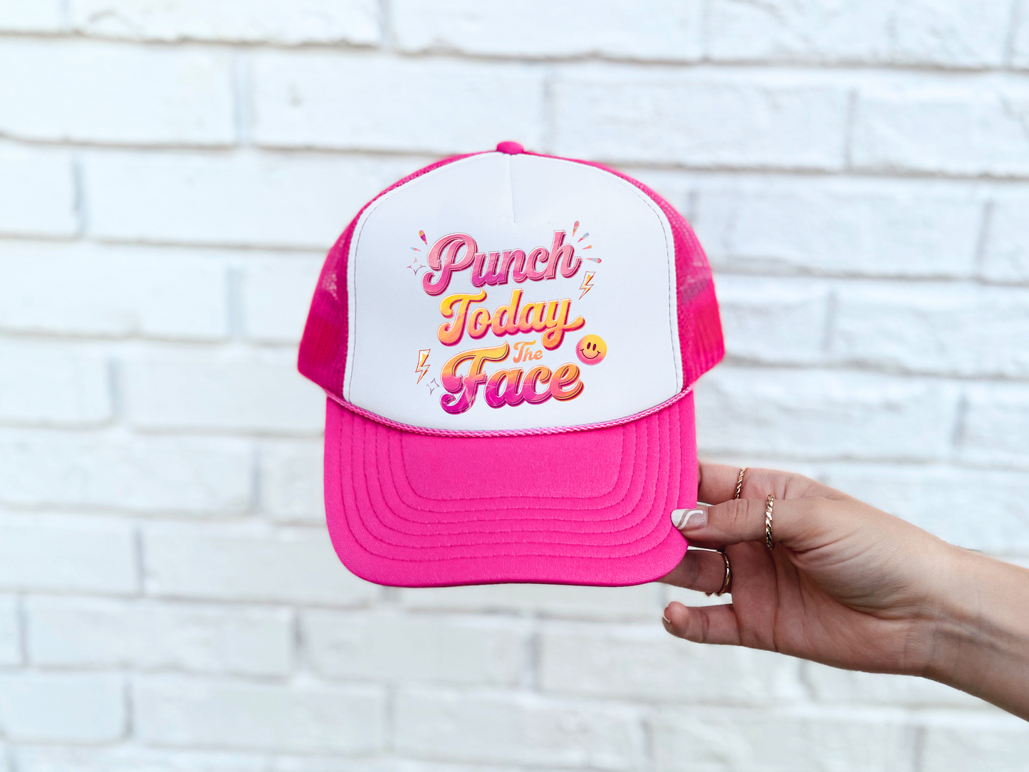 Punch Today Trucker Hat