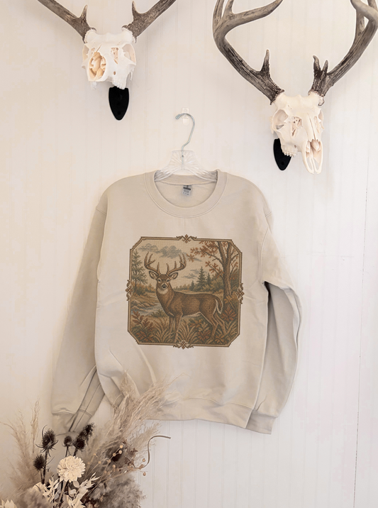 Faux Needlepoint Buck