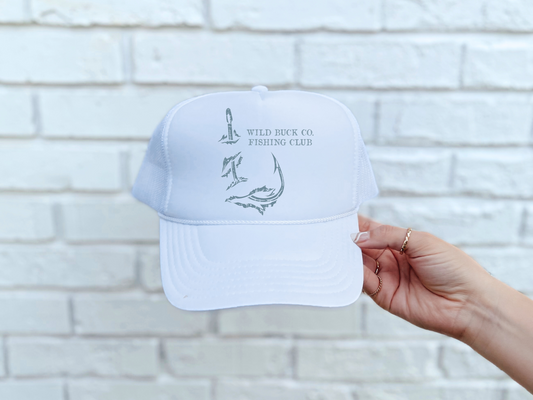 Wild Buck Fishing Club Trucker Hat