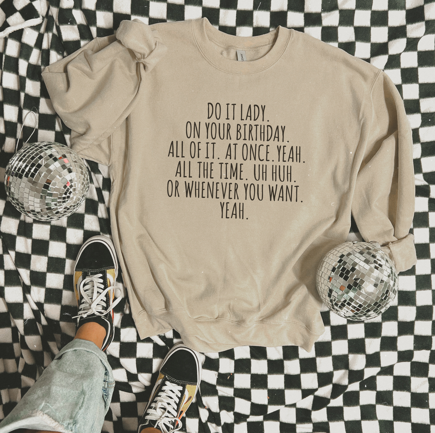 Do It Lady On Your Birthday
