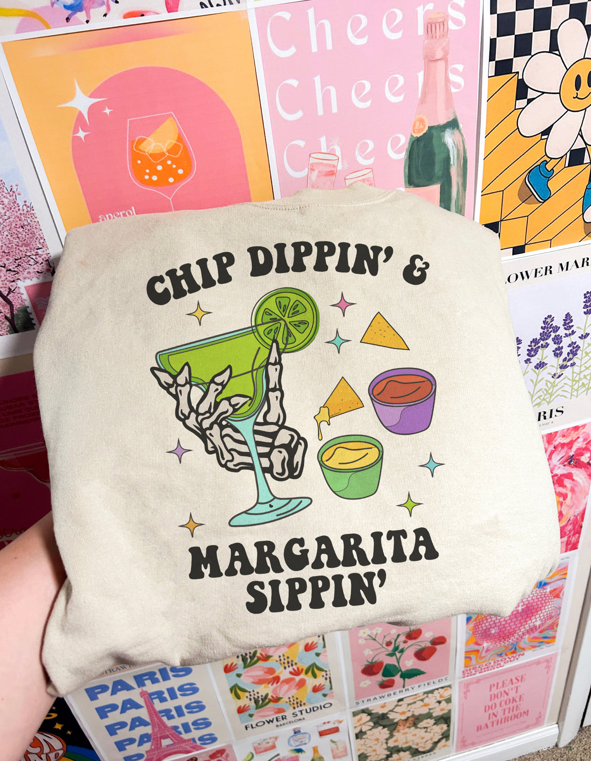 Chip Dippin’ Margarita Sippin’ Crewneck Sweatshirt