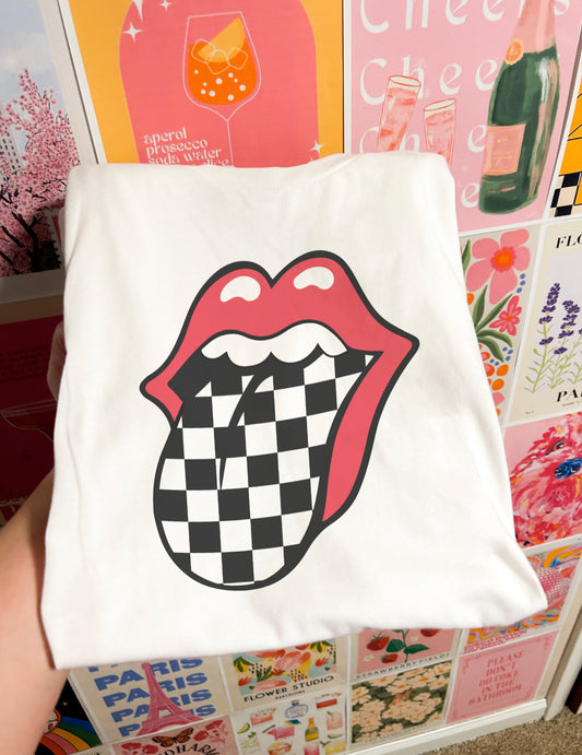 Checkered Tongue Tee