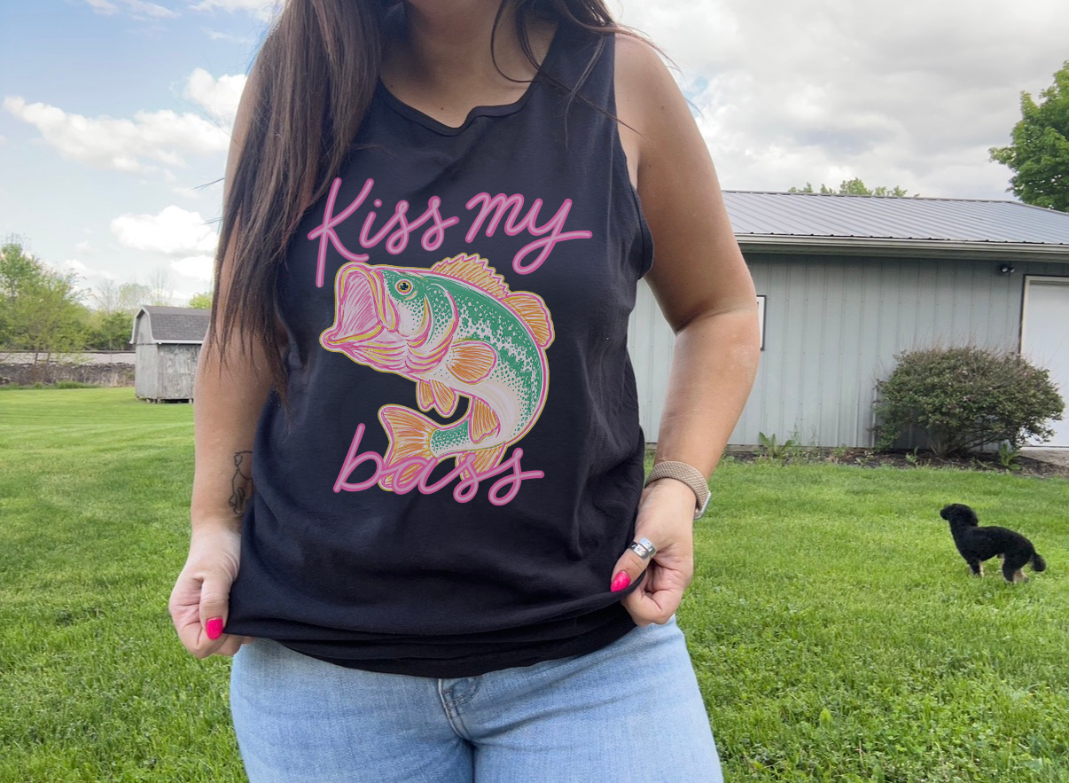 Kiss My Bass - Black