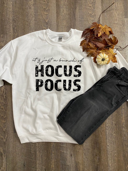 It’s Just A Bunch Of Hocus Pocus - Halloween Crewneck Sweatshirt