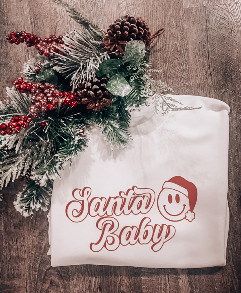 Santa Baby - Retro Christmas Crewneck Sweatshirt